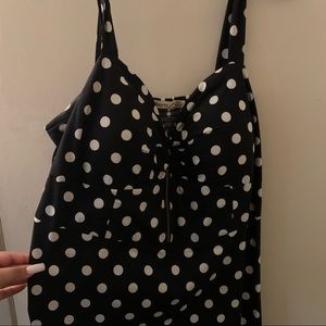 Polka dot dress 🤍🖤